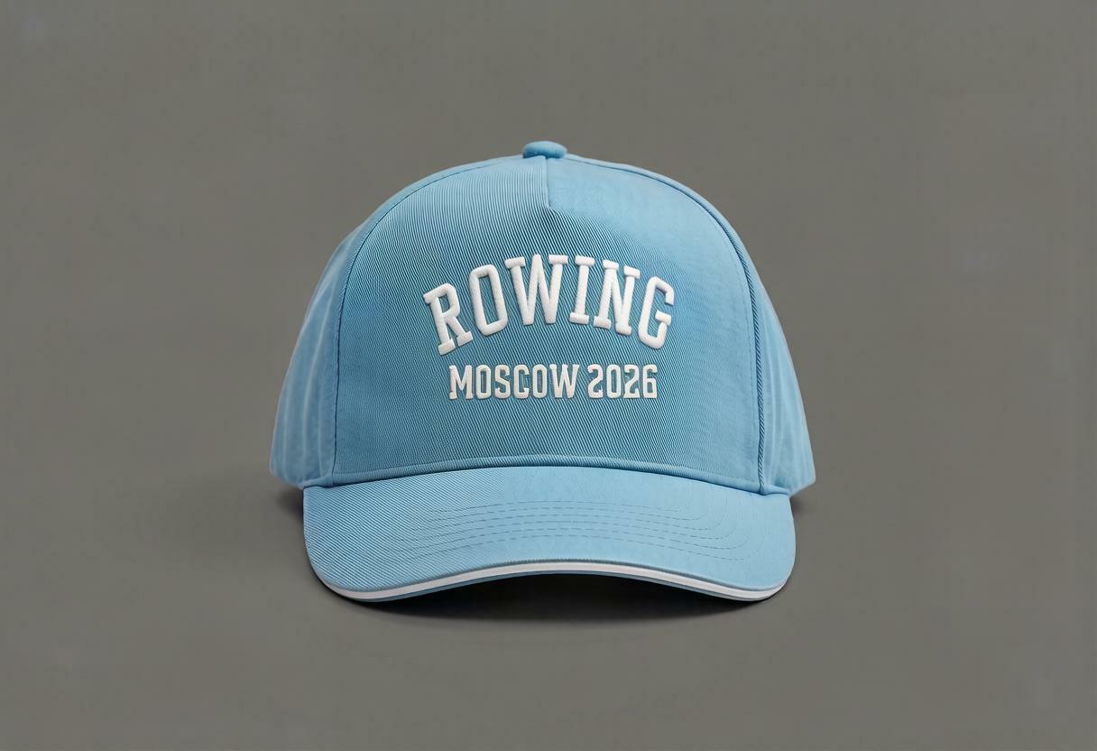 Бейсболка Aurora «Moscow 2026 / Sky Blue»