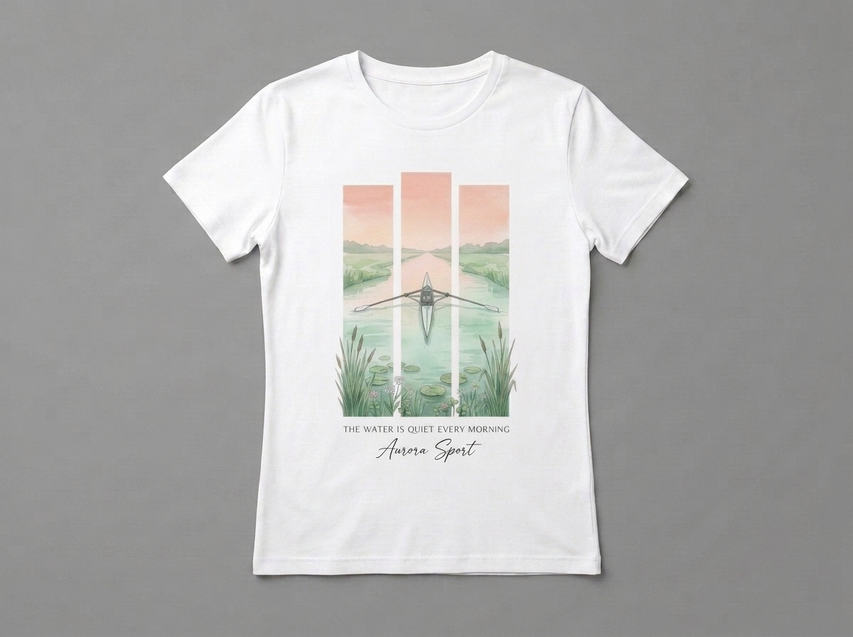 Футболка женская «Quiet Morning» / White