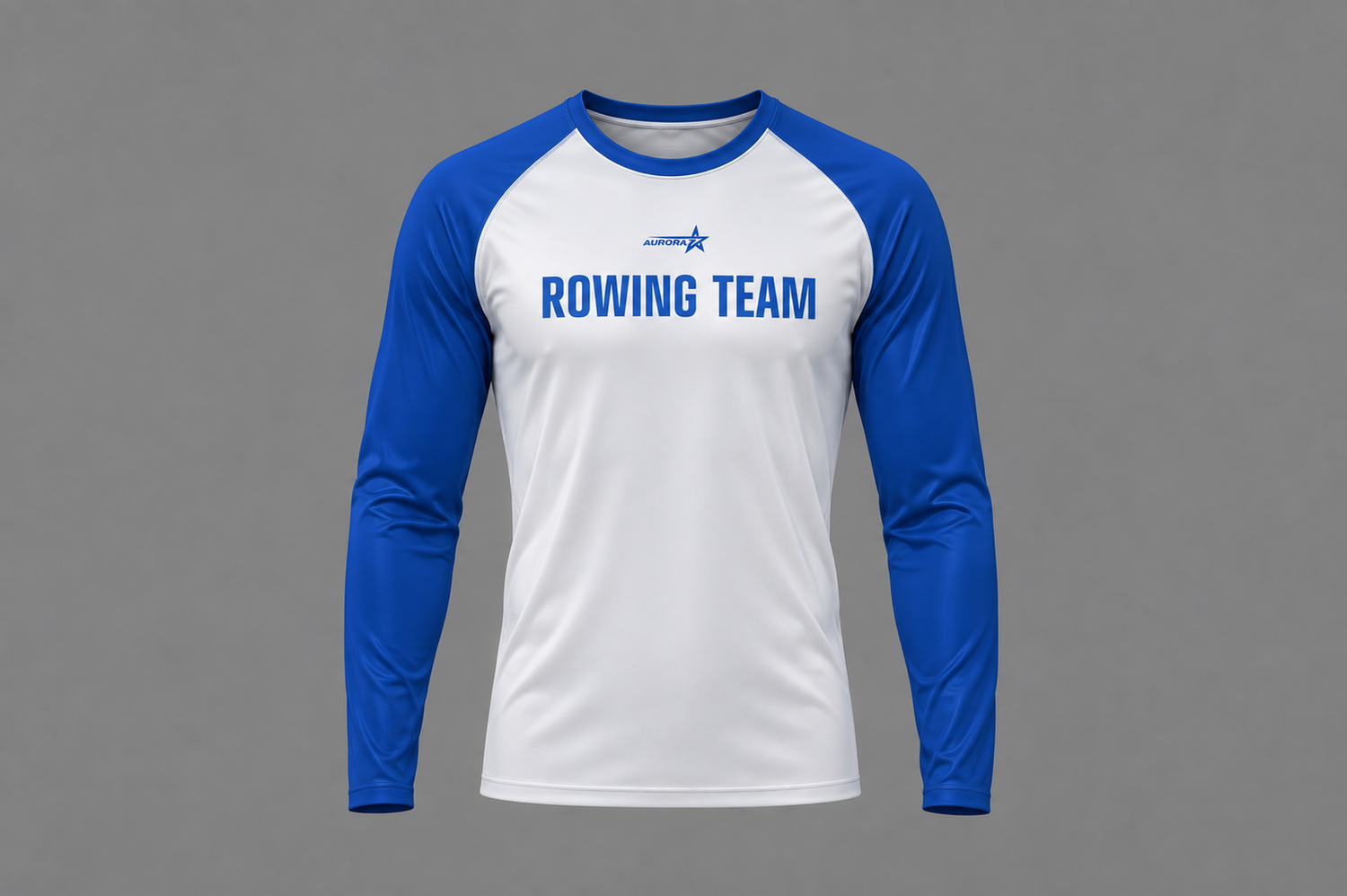 Спортивный лонгслив «ROWING TEAM» (Raglan Blue)