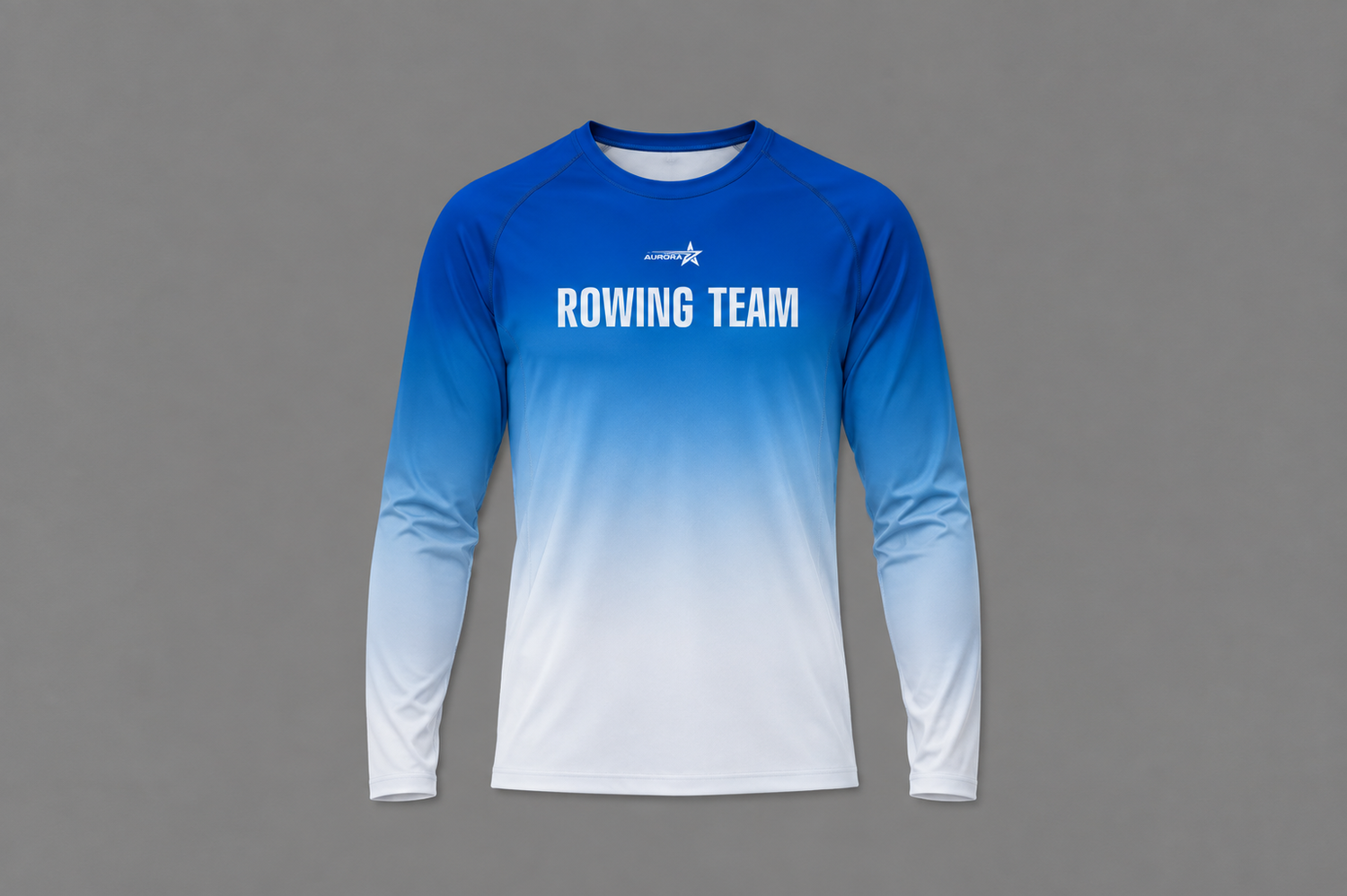 Спортивный лонгслив «ROWING TEAM» (Градиент)