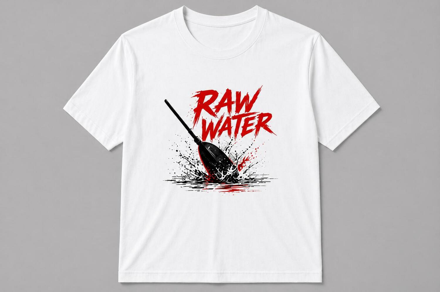 Футболка с принтом «Raw Water»